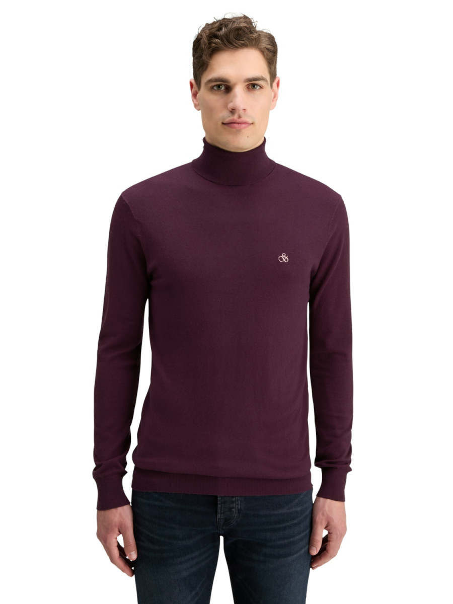 Scotch & Soda Turtleneck sweater - violet (737)