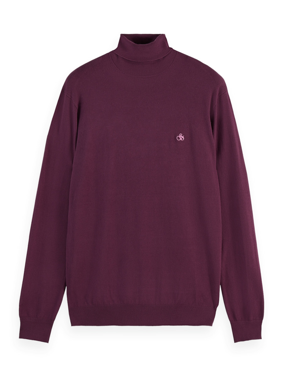 Scotch & Soda Turtleneck sweater - violet (737)
