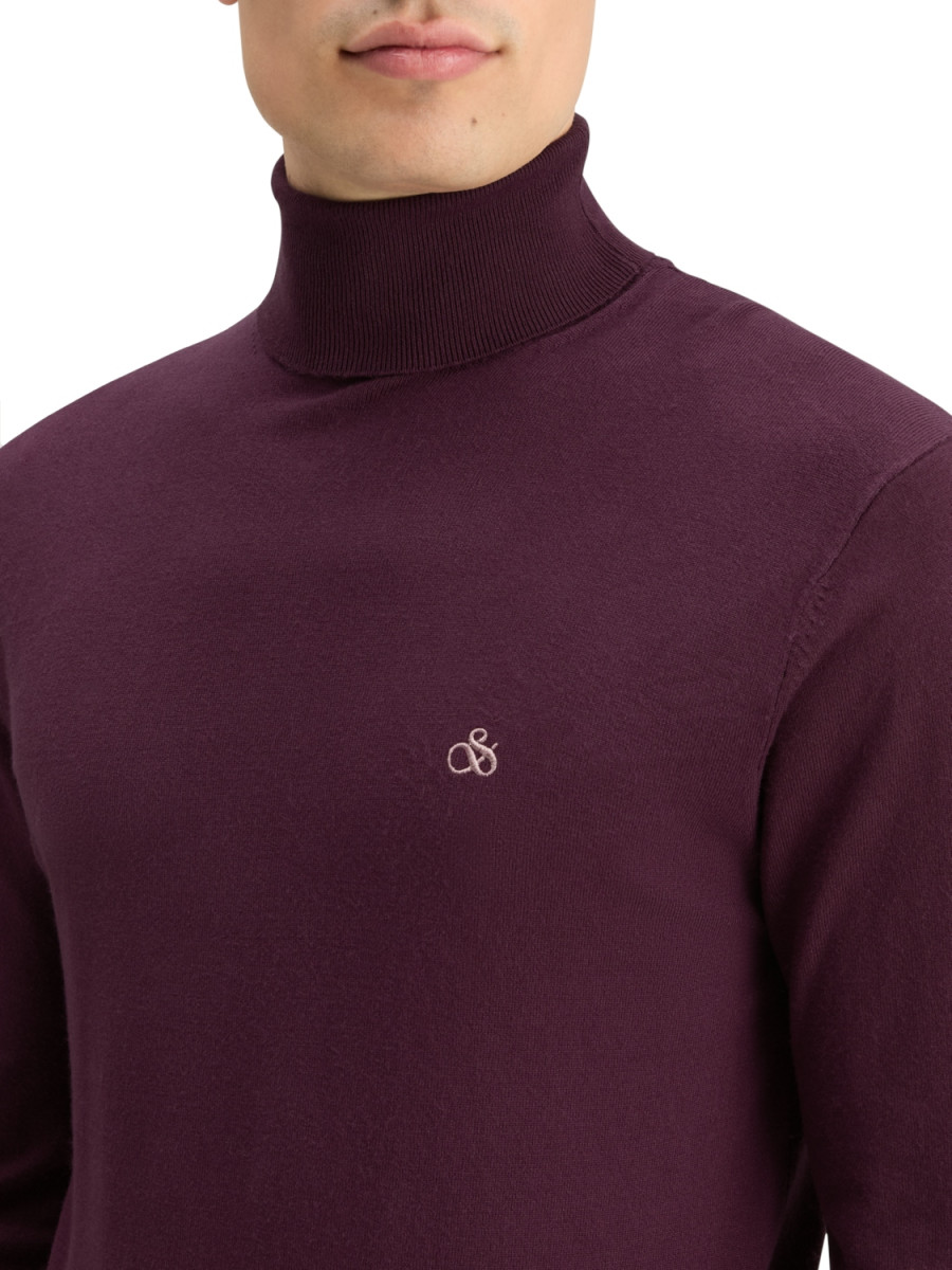 Scotch & Soda Turtleneck sweater - violet (737)
