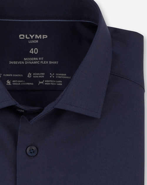 Olymp Modern Fit : Businesshemd - blau (18)