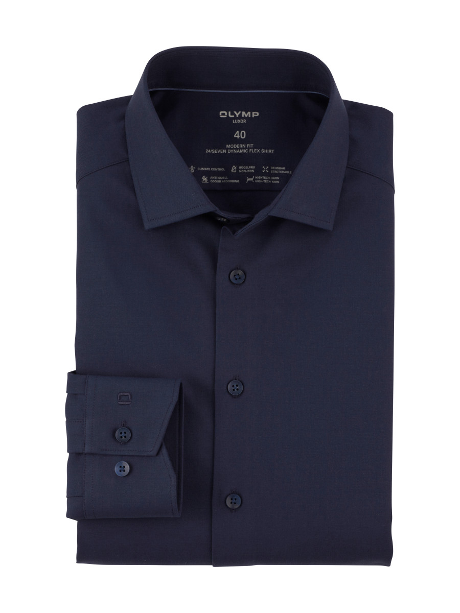 Olymp Modern Fit : Businesshemd - blau (18)
