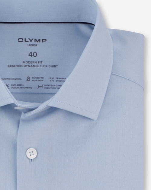 Olymp Modern Fit : Businesshemd - blau (11)