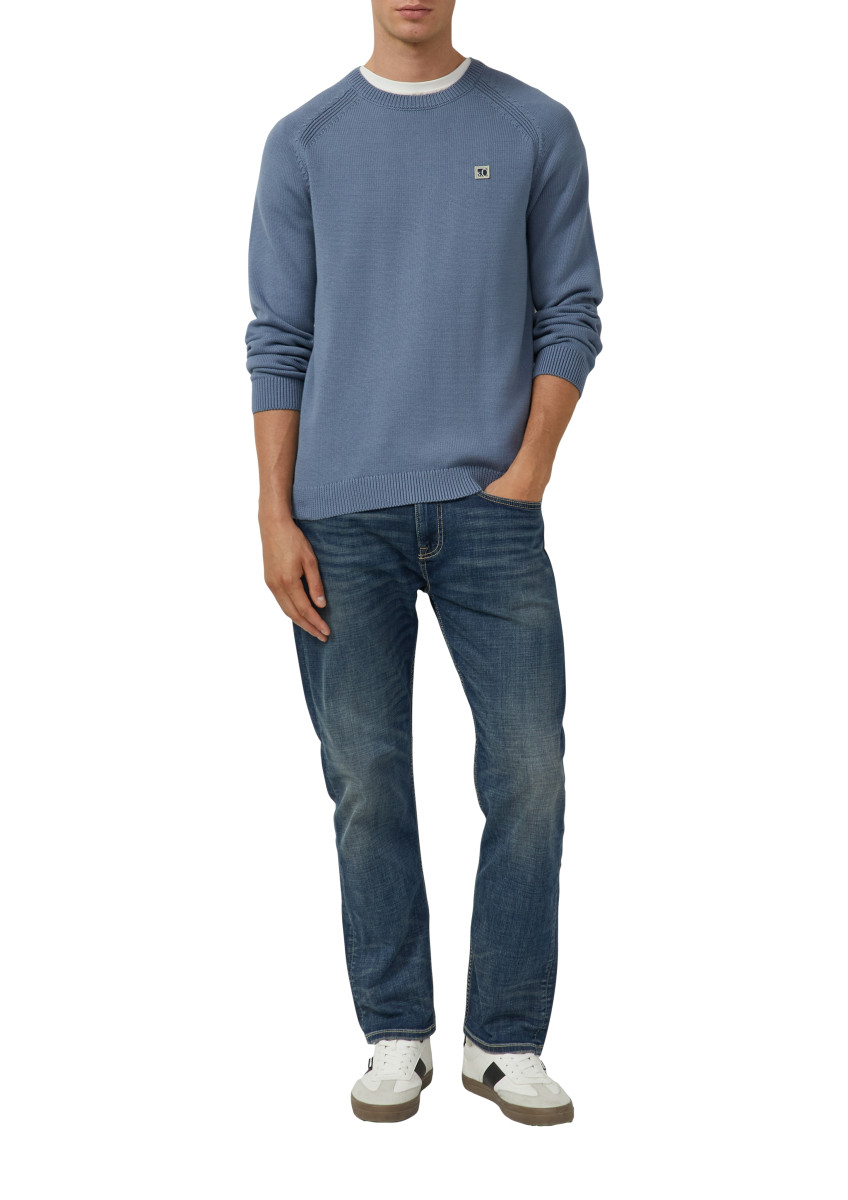 s.Oliver Red Label Strick-Pullover mit Crew Neck - blau (5363)