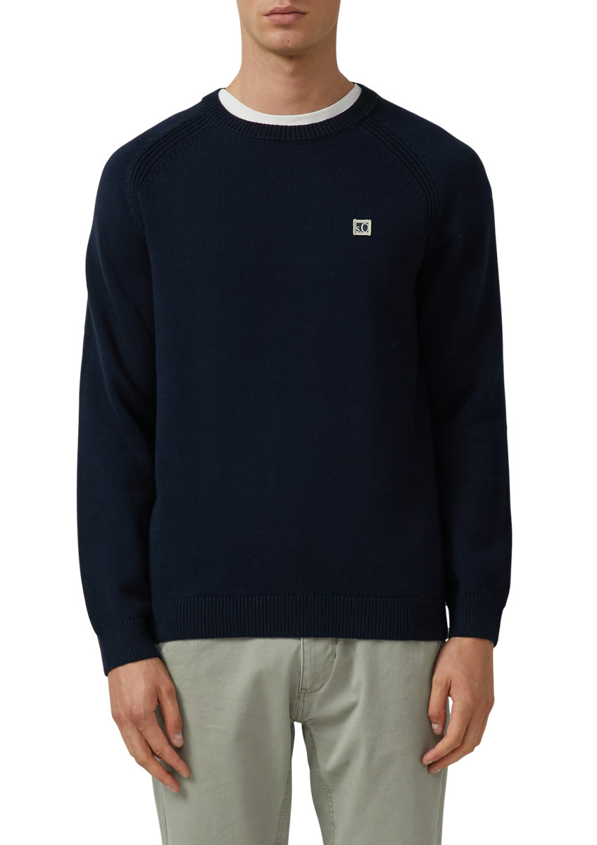 s.Oliver Red Label Strick-Pullover mit Crew Neck - blau (5978)
