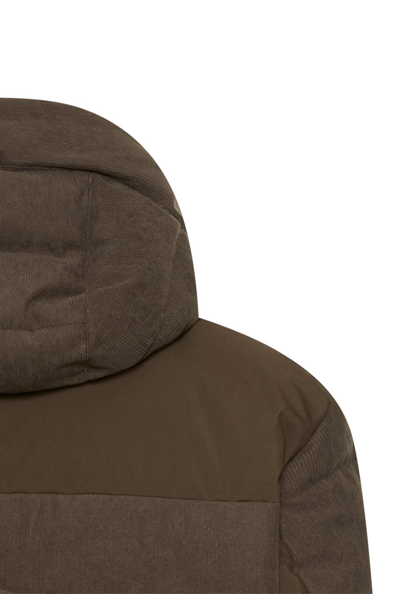 Camel active Blouson mit abnehmbarer Kapuze und elastischen Bündchen - braun (27)