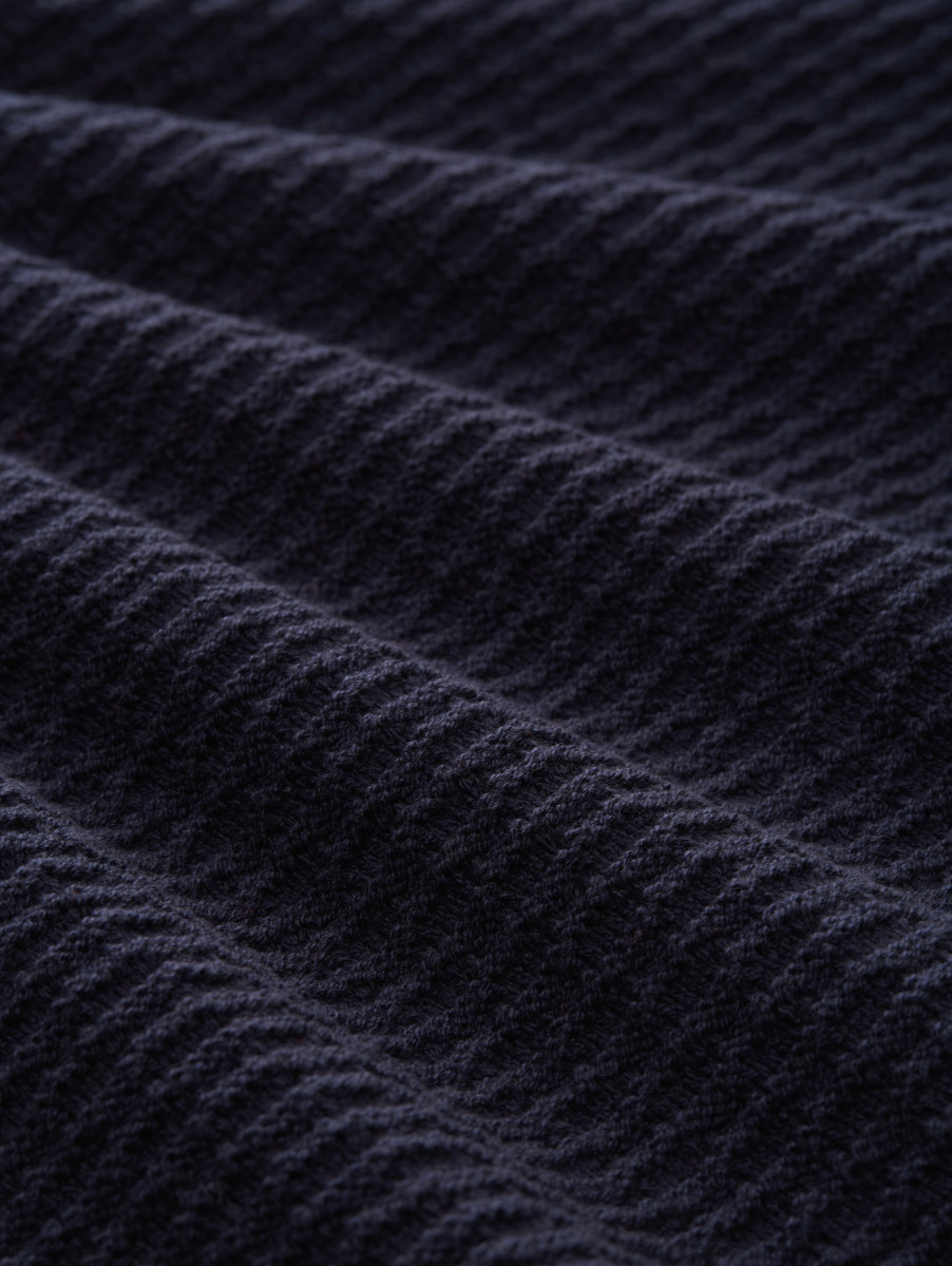 Tom Tailor Strickpullover mit Rundhalsausschnitt - blau (10668)