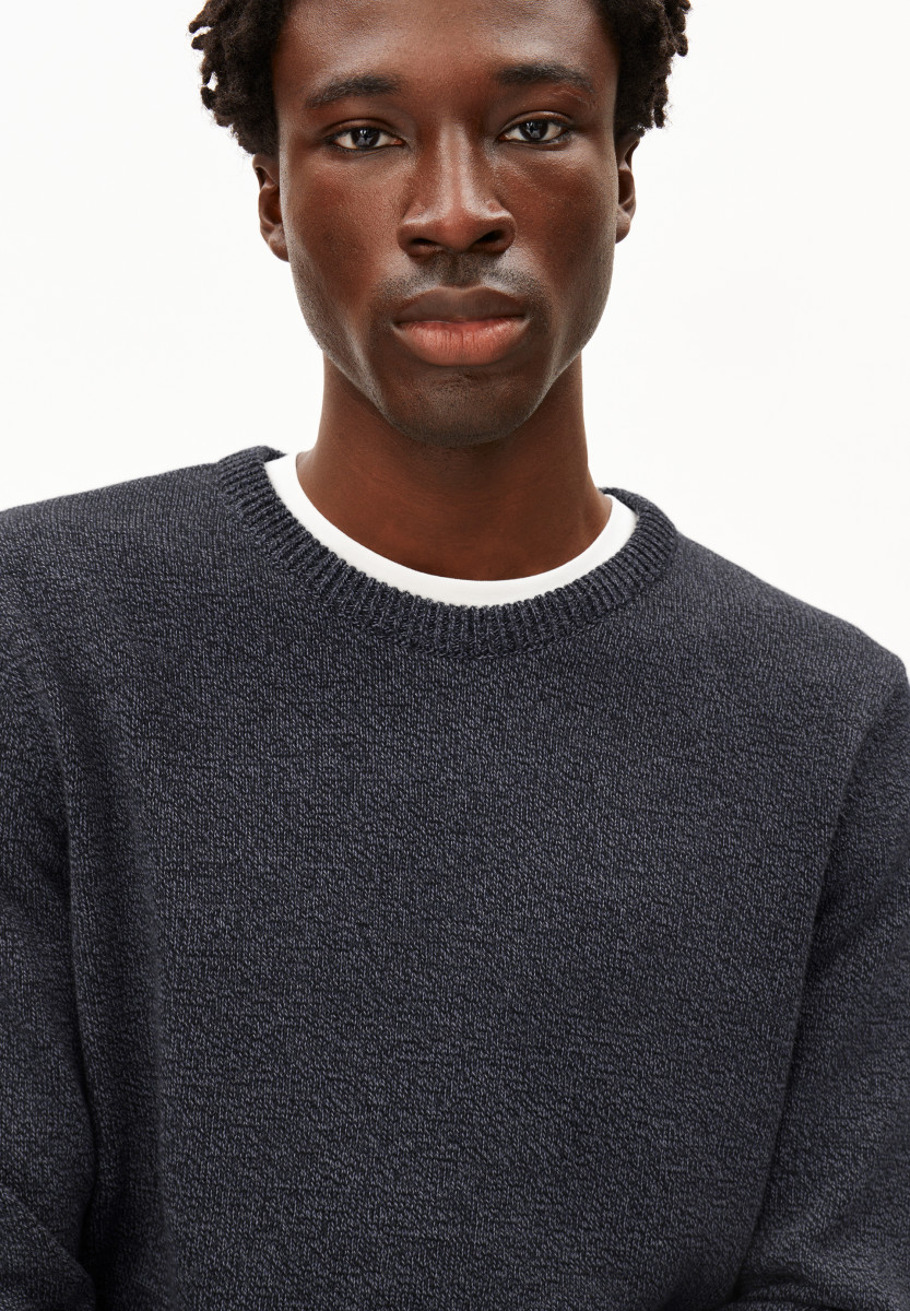 Armedangels Pullover aus Bio-Baumwolle - Alvaario - blau (3457)