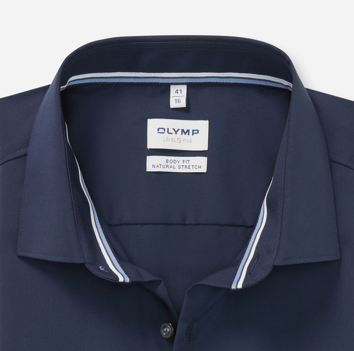 Olymp Body Fit: Business Shirt - gray (08)