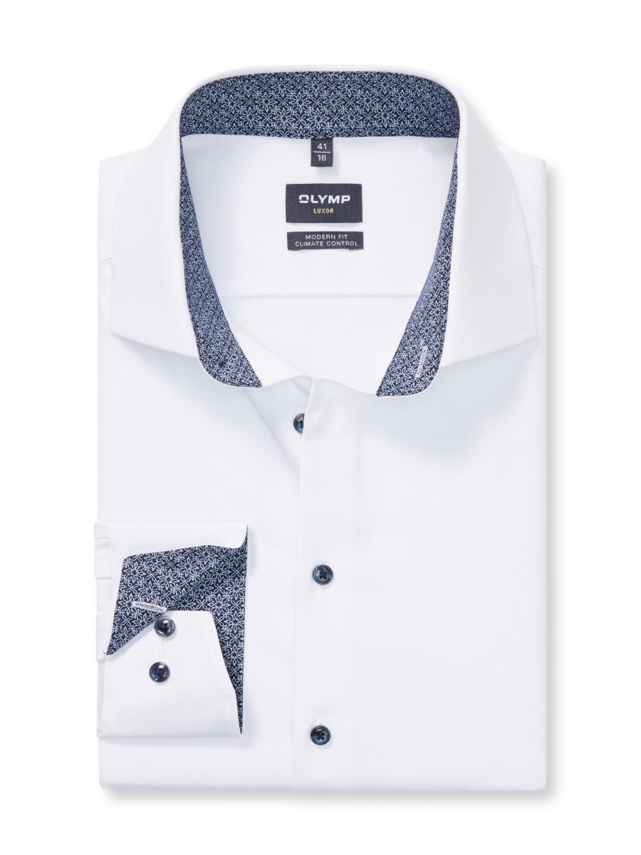 Olymp Modern Fit: Business Shirt - white (00)
