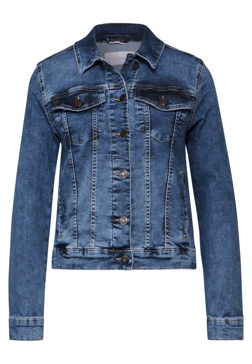 Street One Jeansjacke Lila Ladies Jacket Street One Jacke Lila