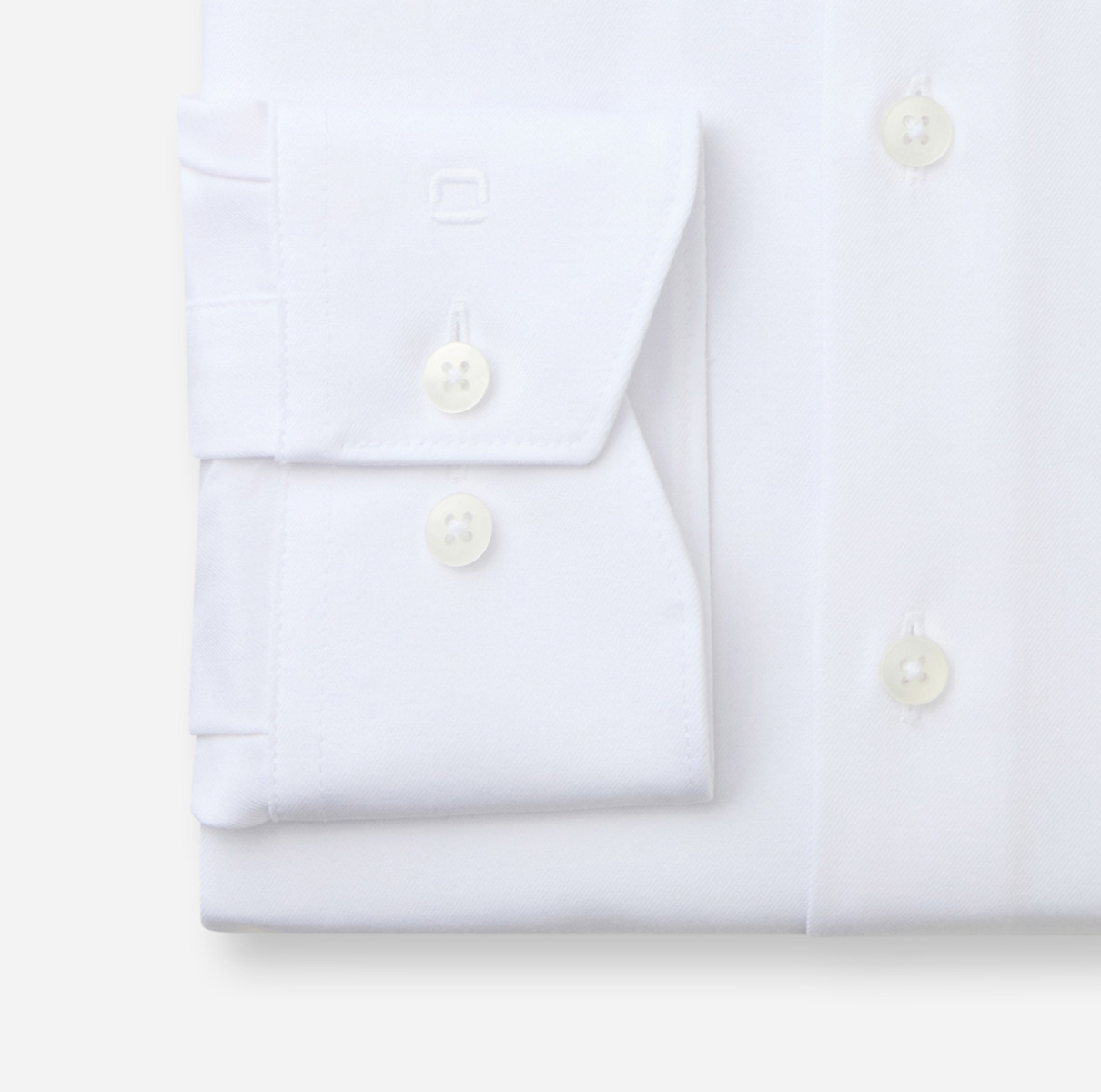 Olymp Modern Fit : Businesshemd - weiß (00)