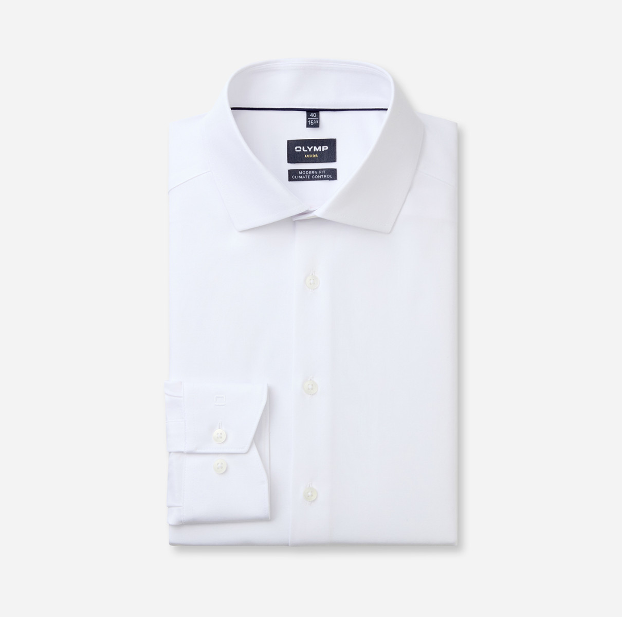 Olymp Modern Fit : Businesshemd - weiß (00)