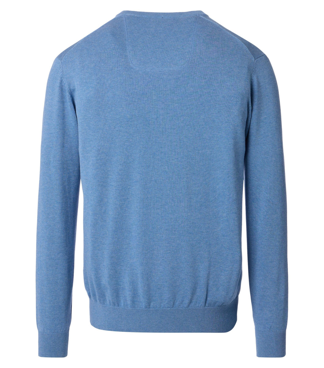 Casamoda V-neck jumper - blue (162)