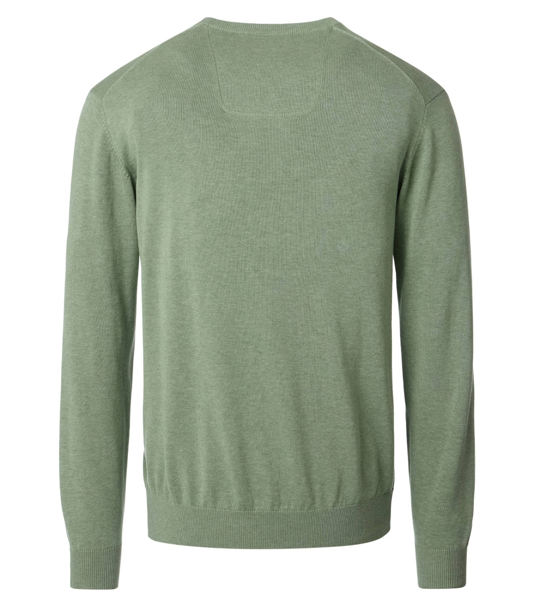 Casamoda V-neck jumper - green (387)