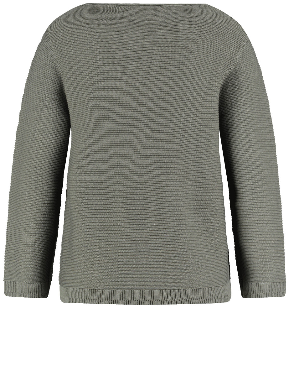 Gerry Weber Collection Pullover mit aufgesetzter Tasche grün