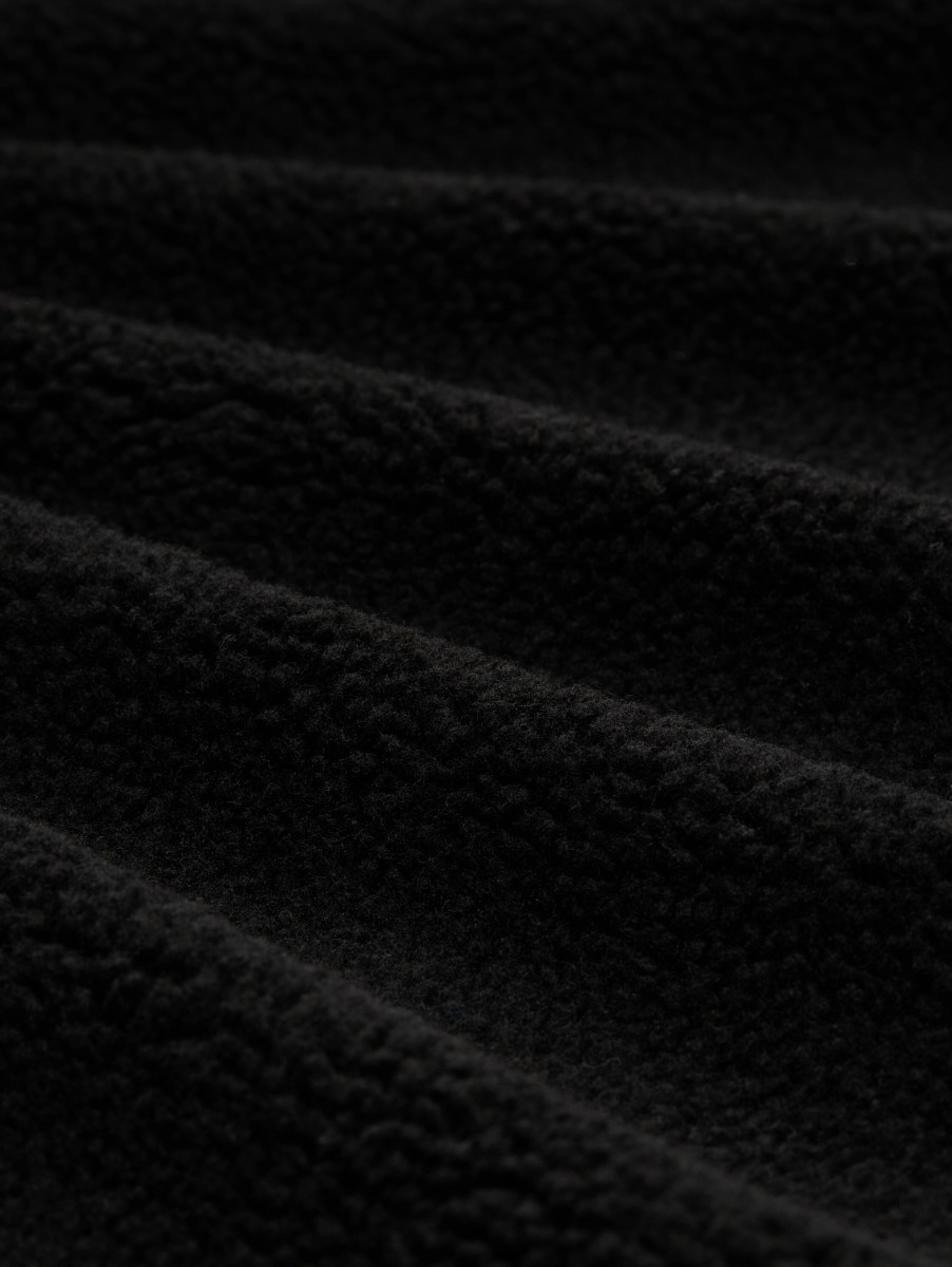 Tom Tailor Denim Teddy Jacke mit Stehkragen - schwarz (29999)