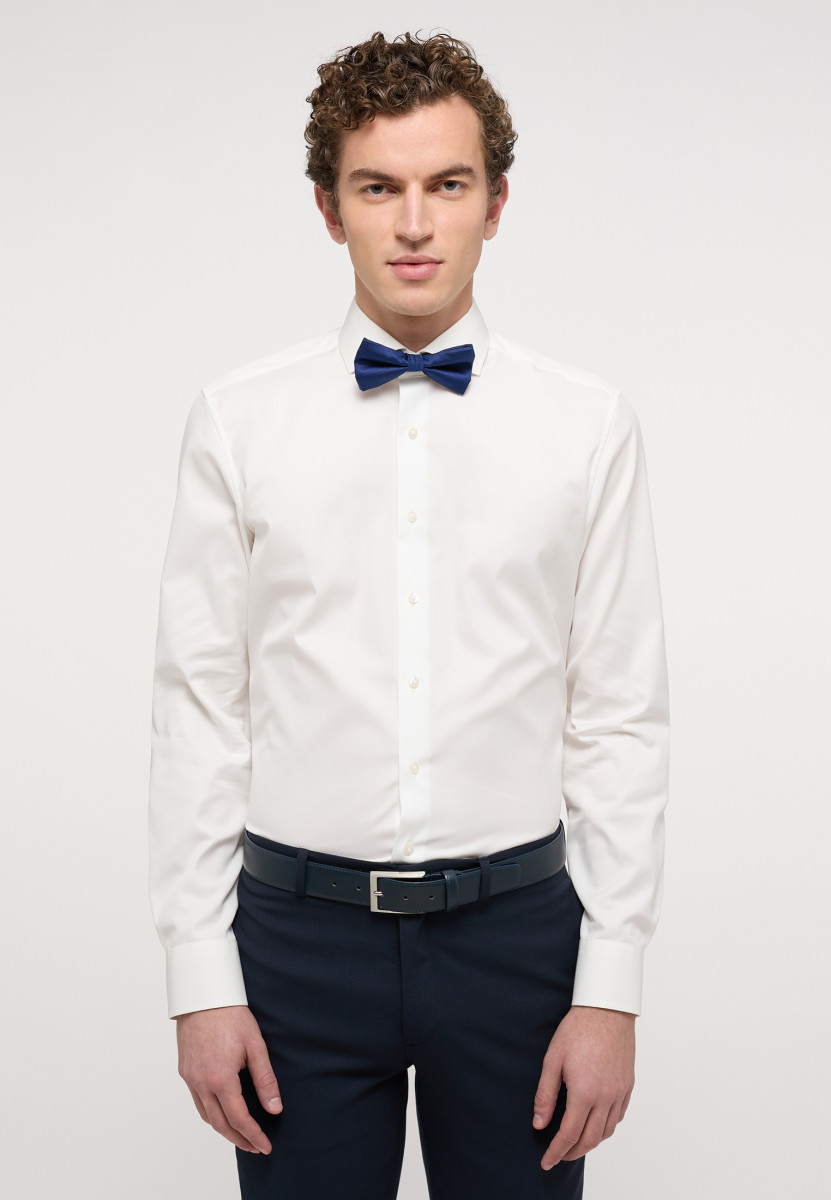 Eterna Slim Fit: long sleeve shirt  - beige (21)