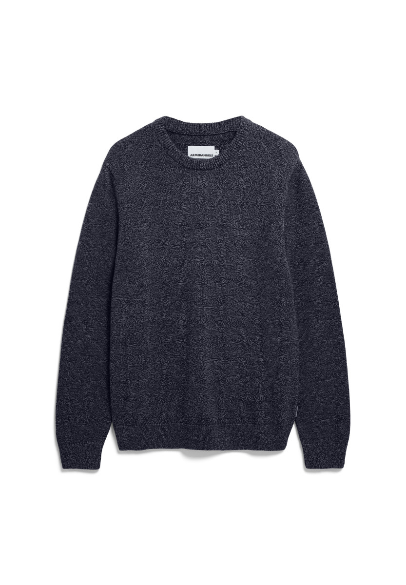 Armedangels Pullover aus Bio-Baumwolle - Alvaario - blau (3457)