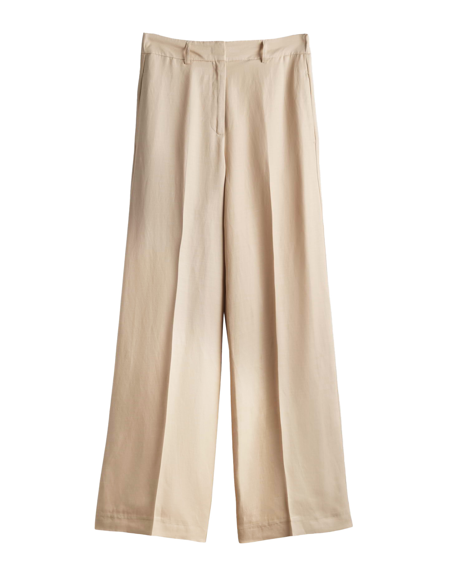 Someday Damen Wide Leg Pants Charlie - Weite TECH Schlupfhose Mit Geradem Bein