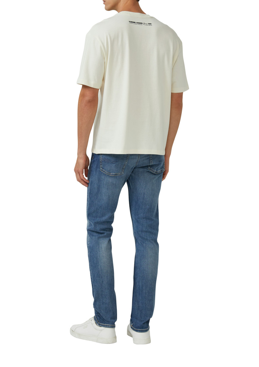 s.Oliver Red Label T-Shirt mit Peanuts-Artwork im Relaxed Fit - weiß (03D4)