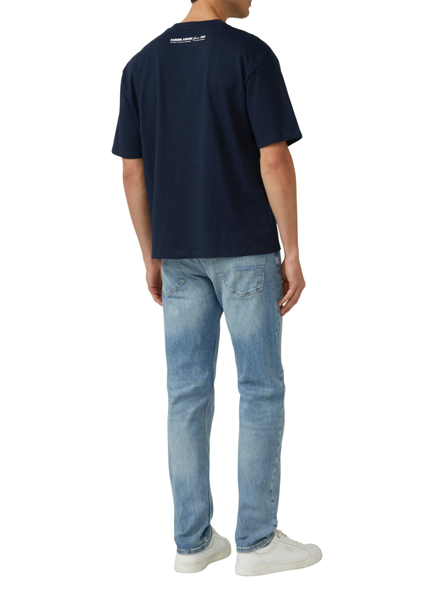 s.Oliver Red Label T-Shirt mit Peanuts-Artwork im Relaxed Fit - blau (59D2)