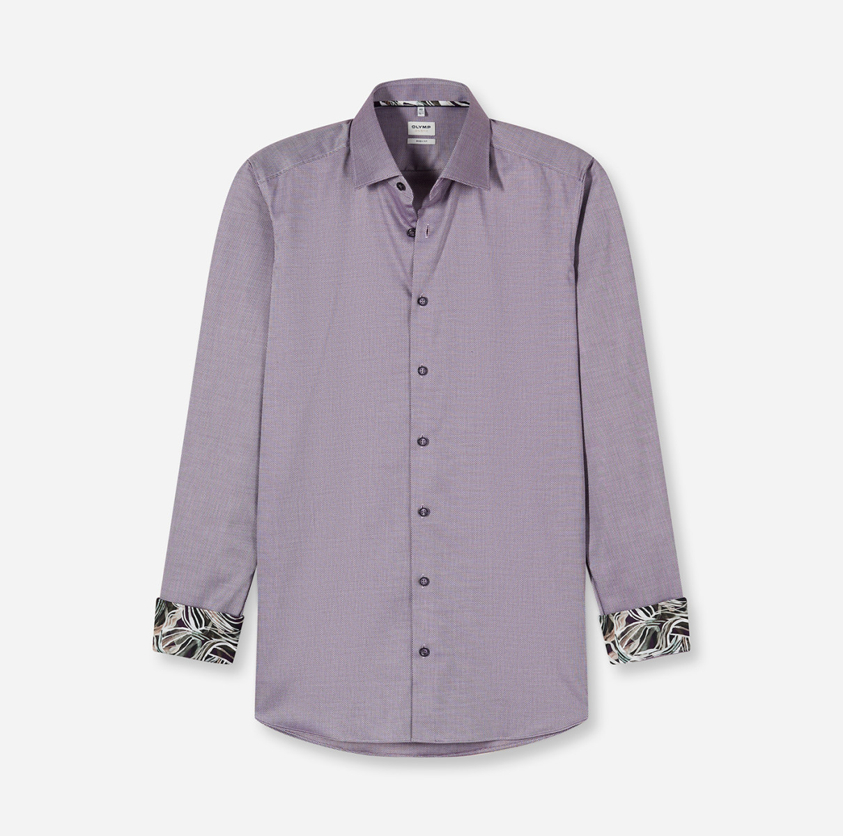 Olymp Body Fit: Businesshemd - violet (98)
