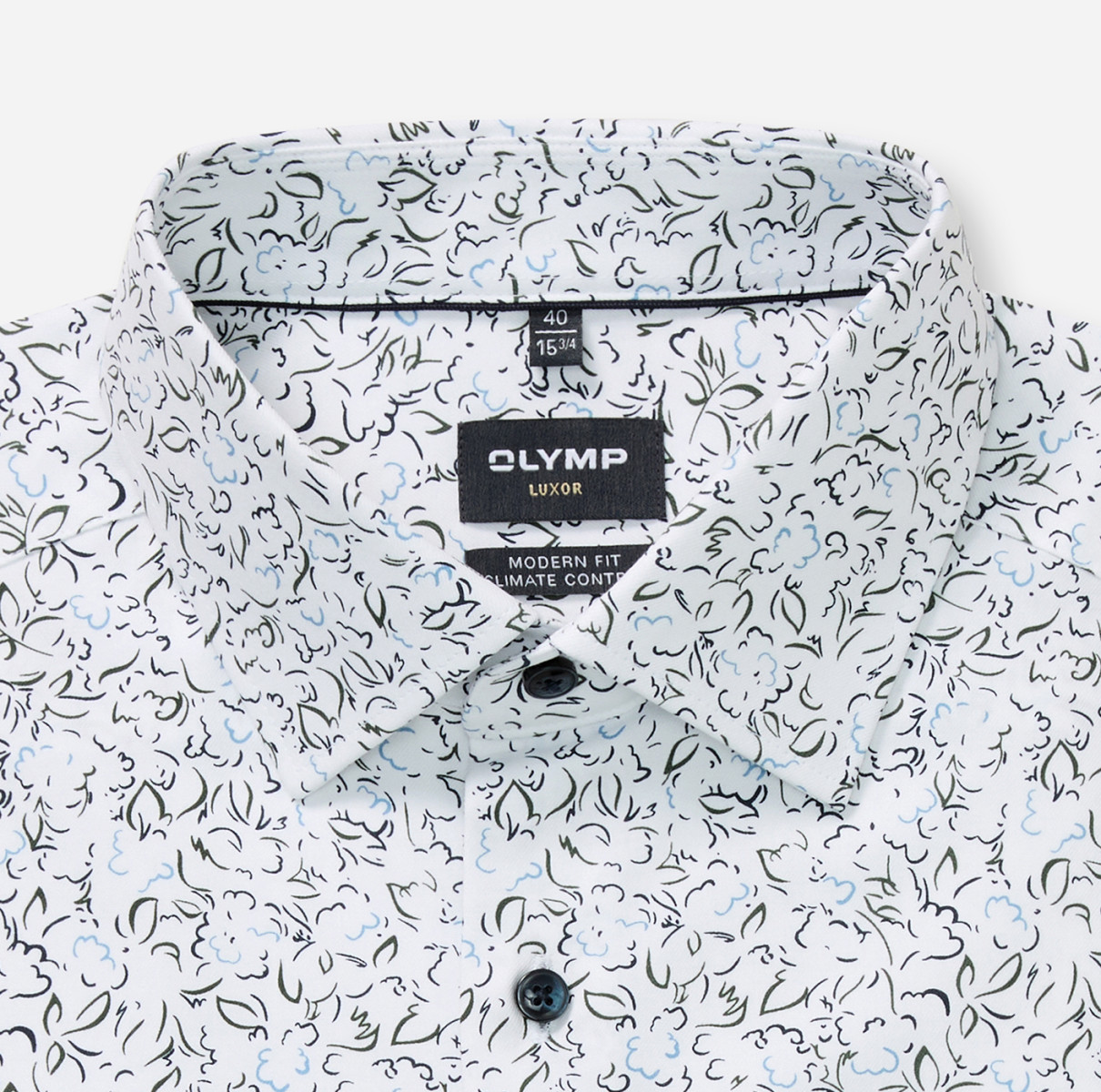 Olymp Modern Fit: Businesshemd - weiß (00)