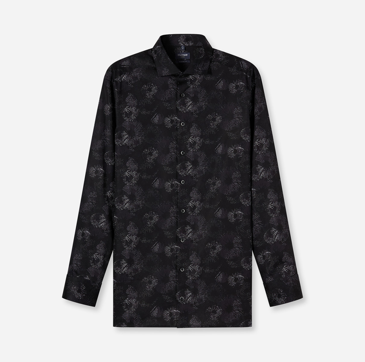 Olymp Modern Fit: Businesshemd - schwarz (68)