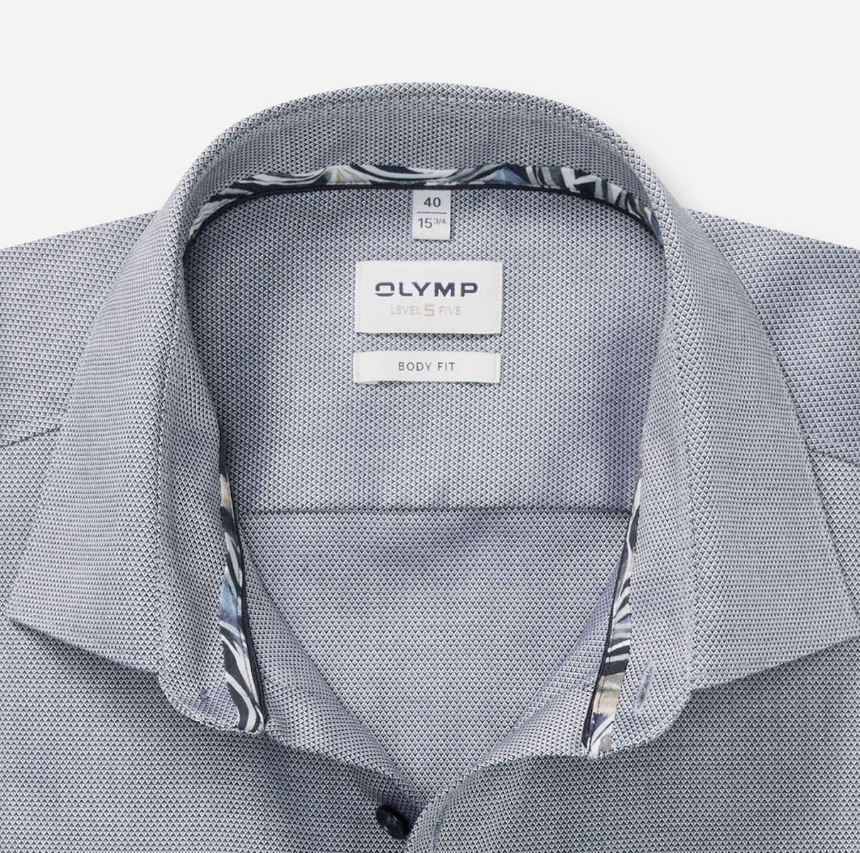 Olymp Body Fit: Businesshemd - blau (18)