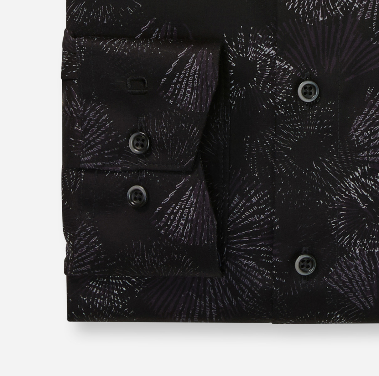 Olymp Modern Fit: Businesshemd - schwarz (68)