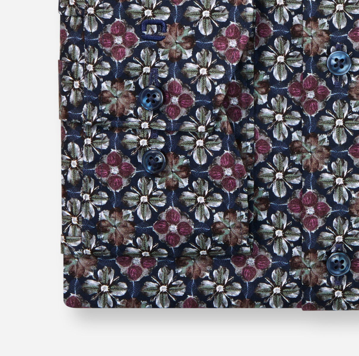 Olymp Modern Fit: Businesshemd - blau/lila (18)