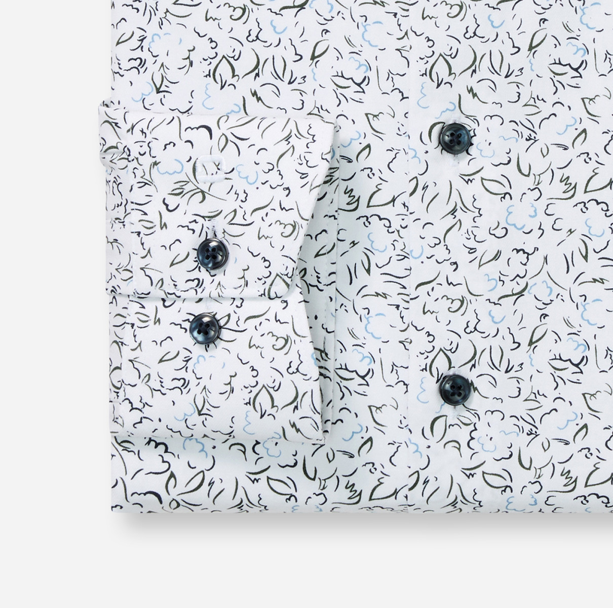 Olymp Modern Fit: Businesshemd - weiß (00)