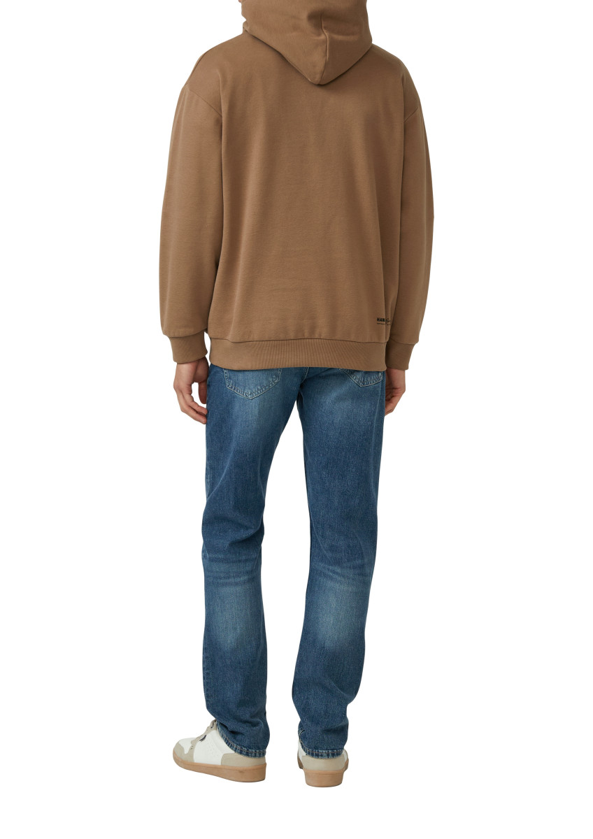 s.Oliver Red Label Kapuzen-Sweatshirt im Relaxed Fit mit Peanuts-Artwork - braun (86D4)