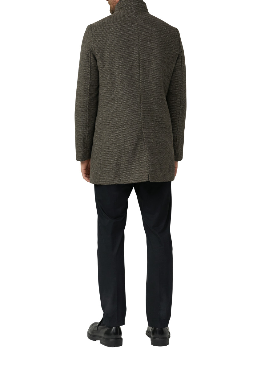 s.Oliver Black Label Klassischer Mantel mit herausnehmbarem Insert - braun (87P0)