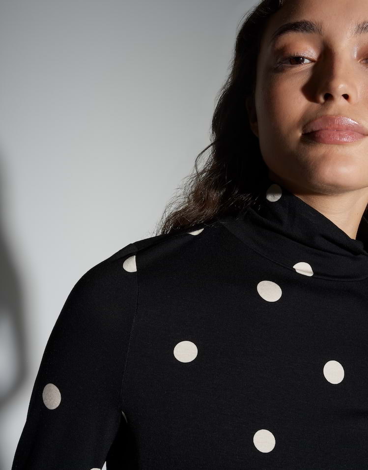 Opus Slim Longsleeve - Sipunkto - schwarz/weiß (900)