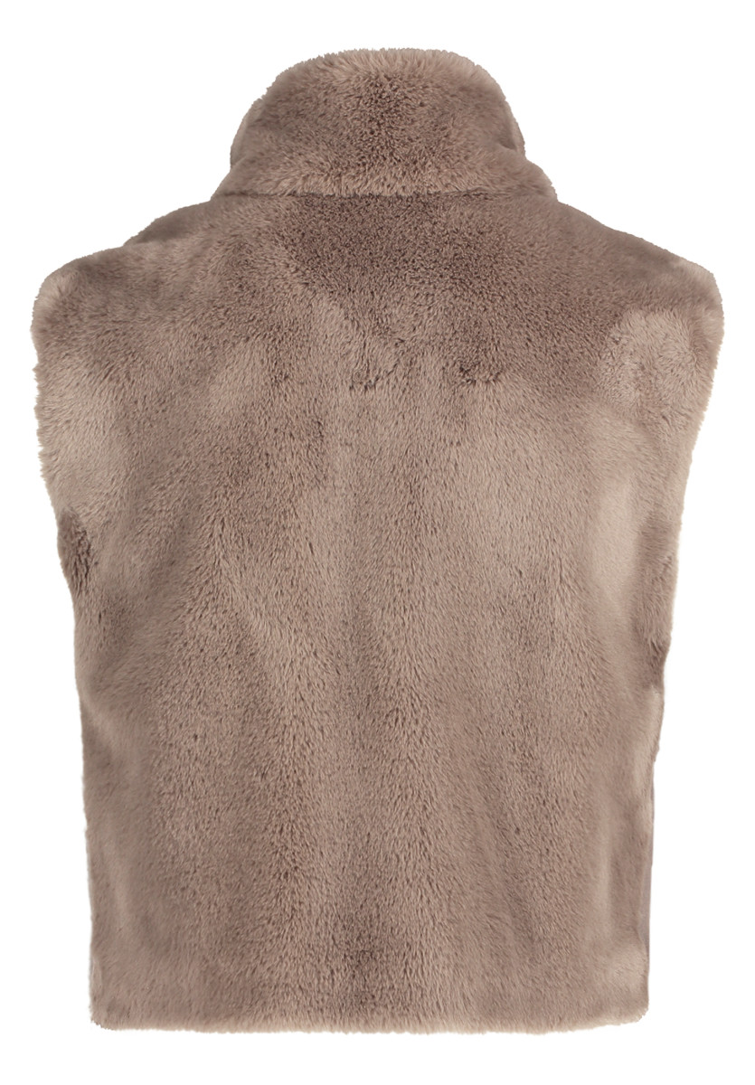 Betty Barclay Plüschweste - braun (7355)