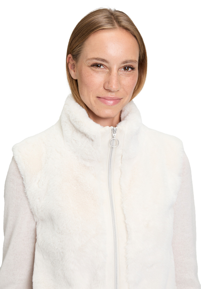 Betty Barclay Plüschweste - beige (9104)