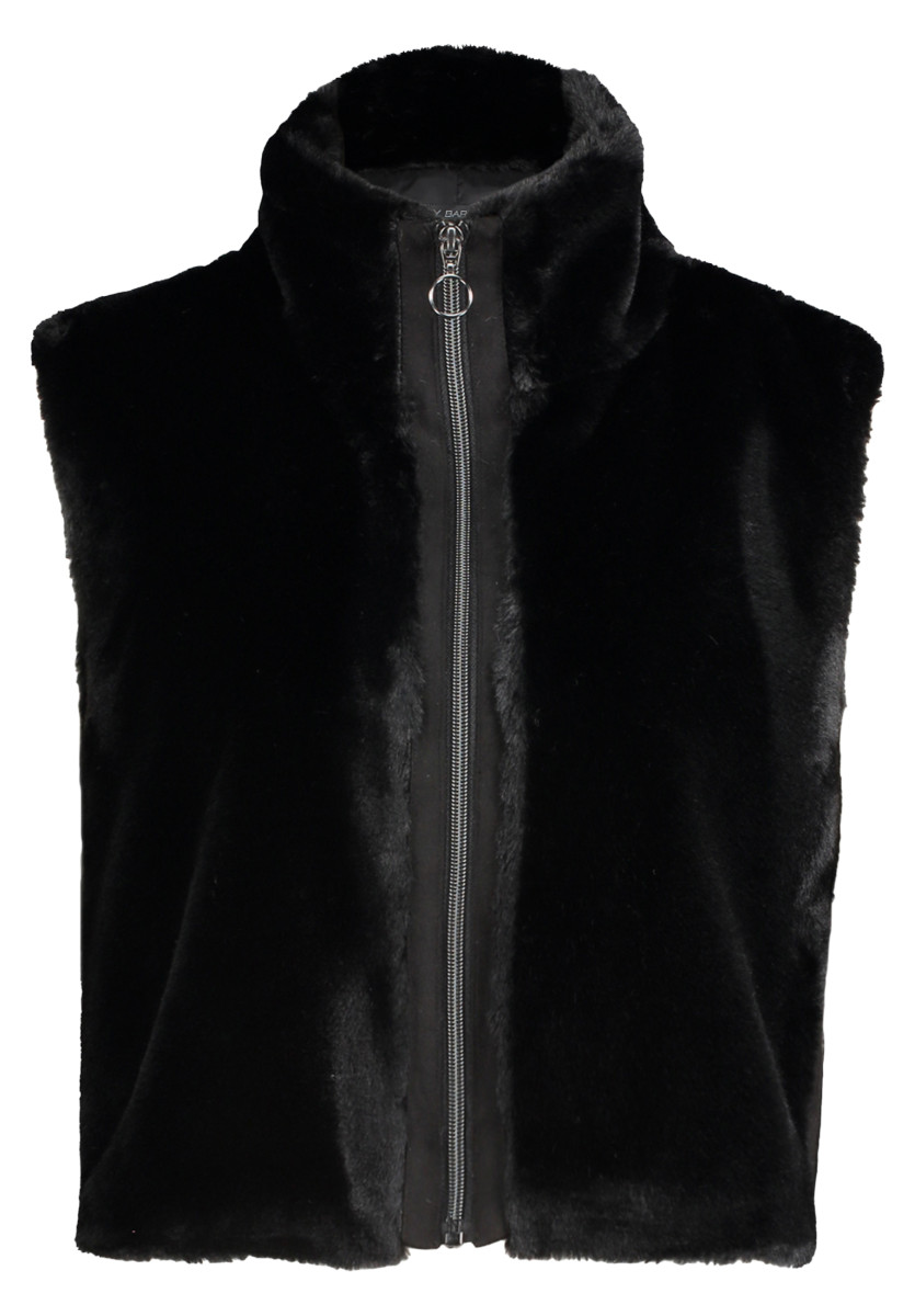 Betty Barclay Plüschweste - schwarz (9045)