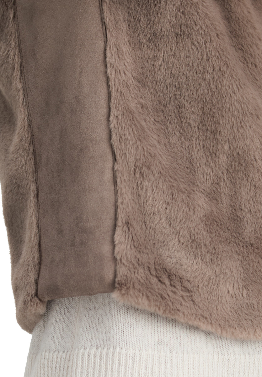 Betty Barclay Plüschweste - braun (7355)