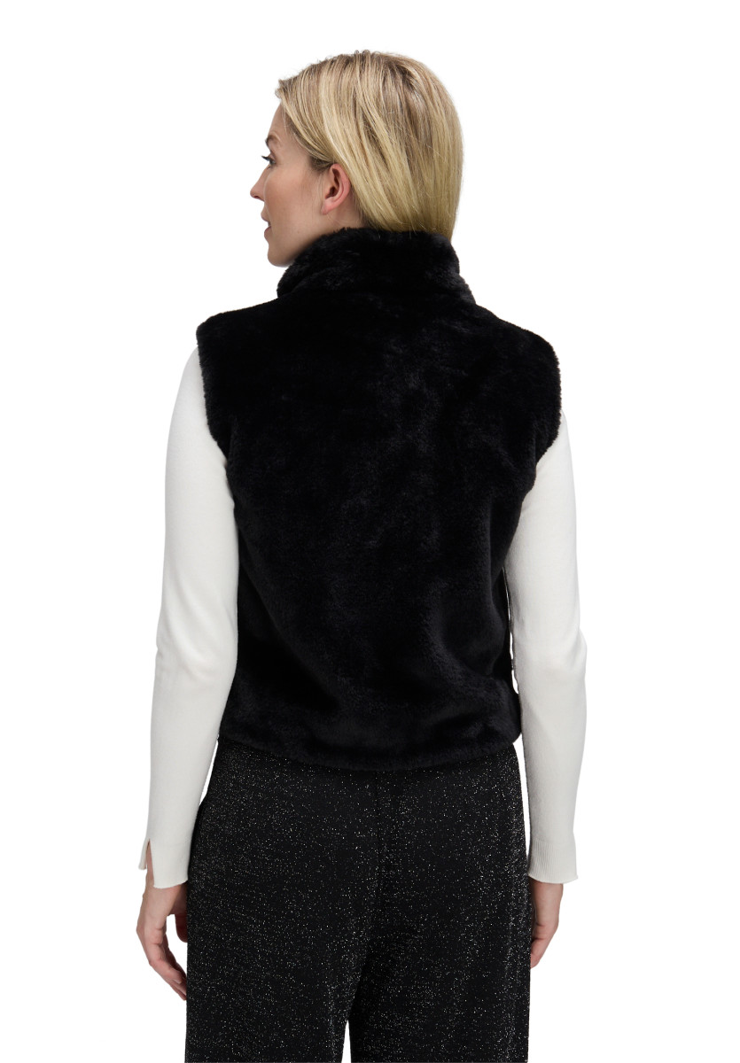 Betty Barclay Plüschweste - schwarz (9045)
