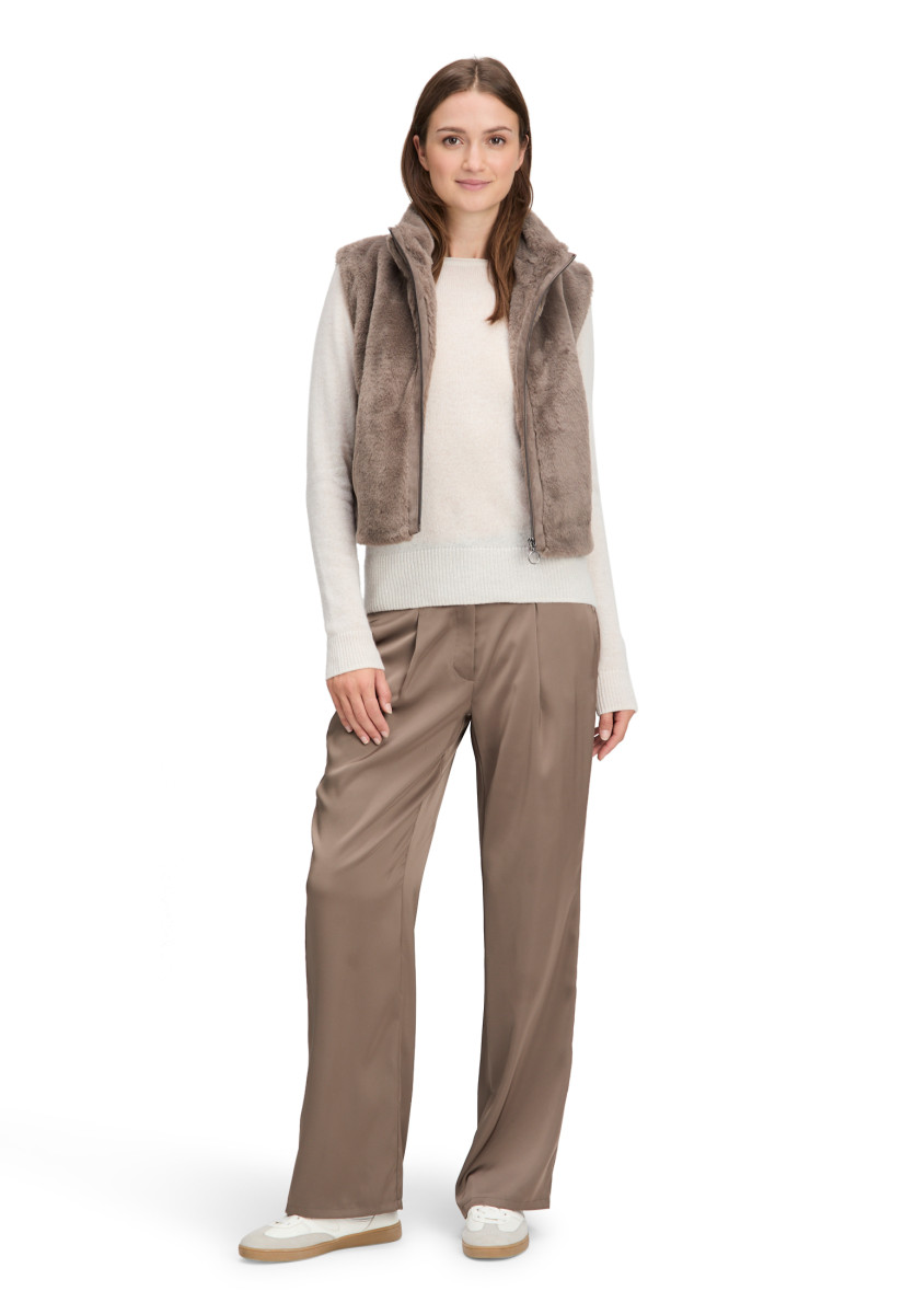 Betty Barclay Plüschweste - braun (7355)