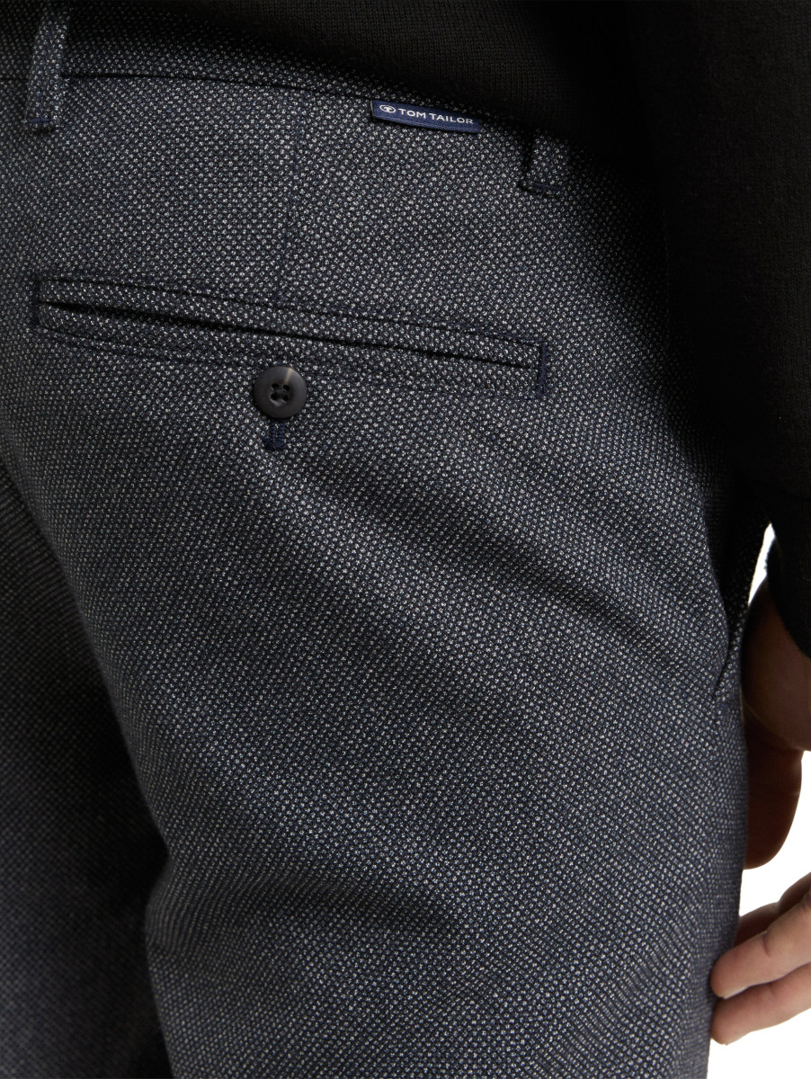 Tom Tailor Slim Fit: Chino Travis - blau (39159)