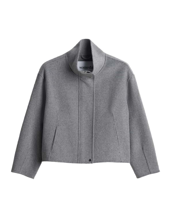 someday Loose Doubleface Jacke - Varah pure - grau (80018)