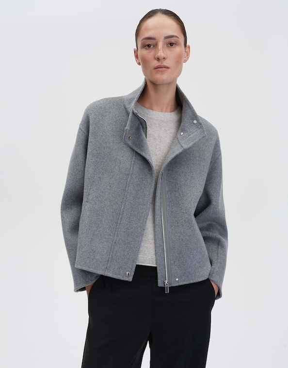 someday Loose Doubleface Jacke - Varah pure - grau (80018)