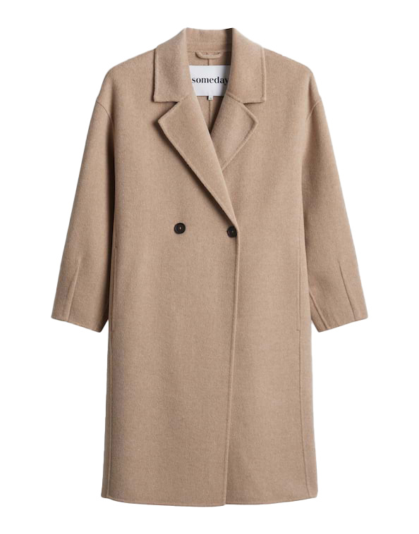 someday Wollmantel - Valmera - beige (20029)