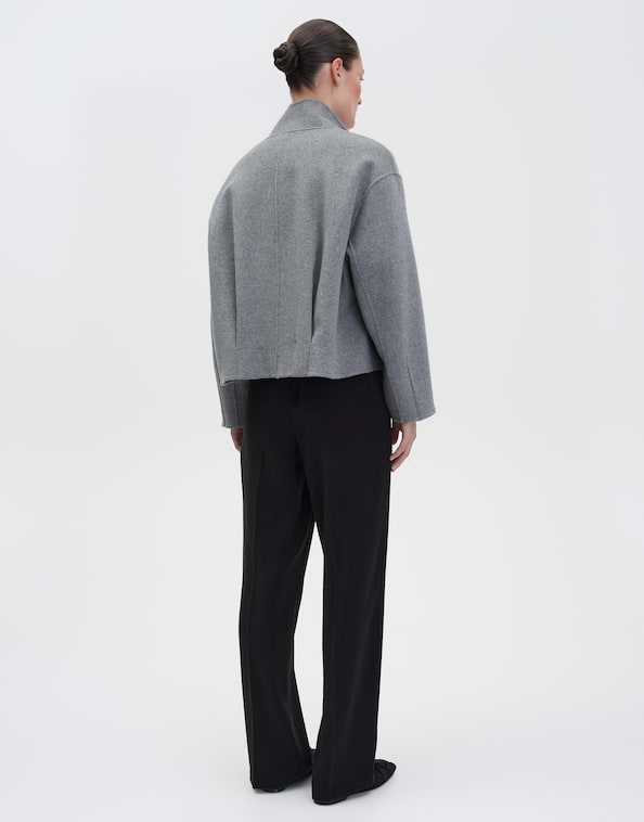 someday Loose Doubleface Jacke - Varah pure - grau (80018)