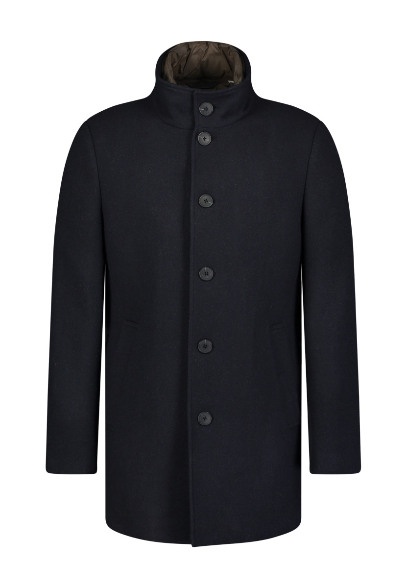 Roy Robson Mantel mit Stehkragen - blau (A401)