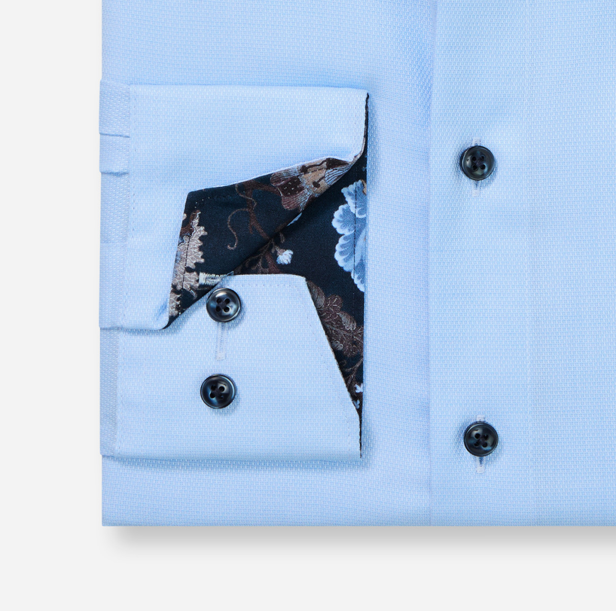 Olymp Comfort Fit: Business shirt - blue (11)