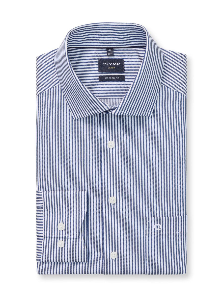Olymp Modern Fit: Business Shirt - blue (18)