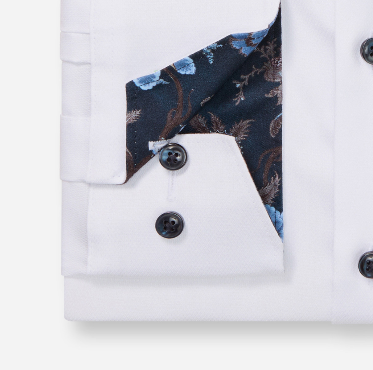 Olymp Comfort Fit: Business shirt - white (00)